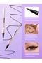 Glide Control Matte Black Liquid Eyeliner - Easy Application - 3