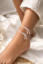 White Rope Bracelet Set Adjustable Macrame Unisex Lucky Bracelet - 4