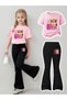 Girl's Spanish Style Leggings and T-Shirt Set