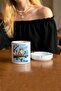 Animal Cat Cute Adorable Cute Cat Double Sided Printed Ashtray Ashtray Gift - 2