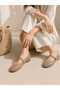 Women's Elegant, Mesh Detailed, Stylish, Comfortable, Casual Ballerinas - 5