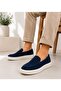 111230309 Zayn Sneaker Men's Leather Shoes Dark Blue - 2