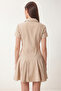 Mini Modal Shirt Dress Lub0366 Stone - 6