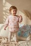 Teddy Guard Liquid-Proof Long Sleeve Baby Bib Set of 2 - 6-24 Months Stain-Proof Blw Compatible Bear
