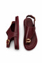 Calivora Cherry Rustic Women's Buckle Flat Comfortable Sole Stylish Daily Flip-Flop Sandals - 4