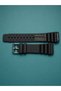 24mm Diver Watch Strap Black – Wave Design Waterproof Sports Watch Band - 2