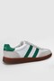 Genuine Leather Lace-Up Comfortable Sneaker Men's Shoes Green Casual Sports Shoes - 4