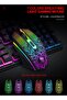 3-in-1 Gaming Keyboard and Mouse MousePad Combo, 104 Key RGB Backlit Mechanical-Feel Keyboard - 5