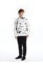 Long Sleeve Printed Men's Thick Hoodie (W4) - 2