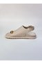 Luci̇ana Gold Buckle Detail, Stylish Design and Comfortable Sole Sandals - 3