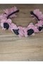 Powdered Rose Crown, Maternity, Hospital Birthday, Bridal Wedding, Circumcision Show and Party Crown - Evening Dress Crown - 4
