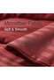 4 Piece Single Duvet Cover Set - Microfiber Satin Stripe, Elastic Fitted Sheet 120x200+20cm Deep Pocket, Hotel Quality Ultra Soft - 4