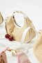 Women's Straw Cherry Charm Accessory Crossbody and Handbag with Adjustable Strap (Length 12 cm Width 22 cm) - 3