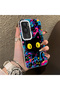 Vivo Y31 5g Compatible Silicone Edge Hard Back Case Couple Phone Case Cat Pattern - 3