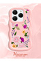 Tecno Spark 20 Pro Compatible Case Camera Protector Pink Silicone Couple Phone Case Floral Pattern - 2