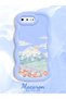 iPhone 7 Plus Compatible Case Camera Protector Blue Silicone Couple Phone Case Landscape Pattern - 2