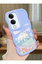 Vivo Y19E Compatible Case Camera Protector Blue Silicone Couple Phone Case Landscape Pattern