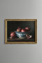 لوحة فنية لثمار الرمان - إطار بنمط عتيق - نموذج رفيع