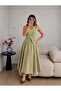 Gold Buttoned Vest Skirt Double Blazer Suit - 5