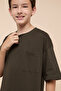 Textured T-Shirt with Crew Neck and Short Sleeves - 6