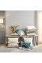 Haven Cushion Cover 45x45cm Embellished Decorative Pillow Cover - 4