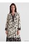 Lcw Grace Ecru Off-Shoulder Floral Women's Dress - 2
