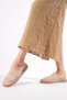 Women's Beige Knitwear Jute Straw Wrapped Handmade Women's Espadrille - 8