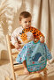 2-Pack Liquid-Proof Long-Sleeved Baby Bibs 6-24 Months Giraffe and Whale Pattern Blw Compatible Stain-Resistant Activity Bibs - 2