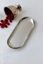 2-Piece Stainless Steel 23cm Oval Tray / Jewelry Tray / Presentation Tray - 2