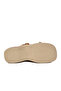 Beige High Heeled Women's Slippers 322183 Z - 5