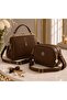 Modern and Practical Double Combination Women's Shoulder Bag and Clutch Bag - 2