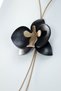 Colier Orhidee - Negru & Bronz - 7