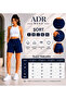 Basic Shorts Set of 2 Black Navy Blue Daily Comfortable Shorts That Don'T Show under Clothes - 4
