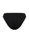 Women's Black Normal Waist Bikini Bottom - 4