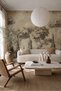 Selvi Panoramic Vintage Mediterranean Garden Self-Adhesive Wallpaper - 5