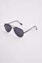 Unisex Drop Oval Frame Black Uv 400 Protection Sunglasses - 2