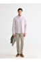 Nevavm Regular Fit Striped Men's Shirt with Difference - 2