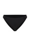 Women's Black Normal Waist Bikini Bottom - 3