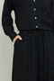 Striped Wide Leg Pants with Elastic Waist - 5
