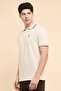 Logo Detail Polo T-Shirt with Short Sleeves - 4
