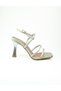 1916 Silver Banded Heeled Evening Dress Women's Shoes - 2