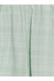 Lcw Kids Green Checkered Pants for Girls with Elastic Waist - 3