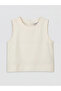 Lcw Kids Gray Linen Blend Girls' Pants and Blouse - 3