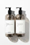 Hair Conditioner and Shampoo Bottle Set of 2 Smoked |   500 ml Plastic