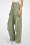 Women Regular Fit Solid Cargo Pants, Light Olive - 3