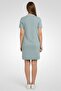Jeans Women Ribbed Mini Dress, Mint - 4