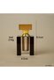 1pcs Crystal Perfume Essential Oil Bottle 6ml B811B-BROWN