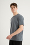 - Casual Style Men's T-Shirt Gray - 3