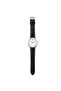 Black Leather Cord Waterproof Men's Wristwatch - 2