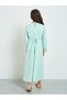 Girls Embellished V Neck Layered Dress - 4